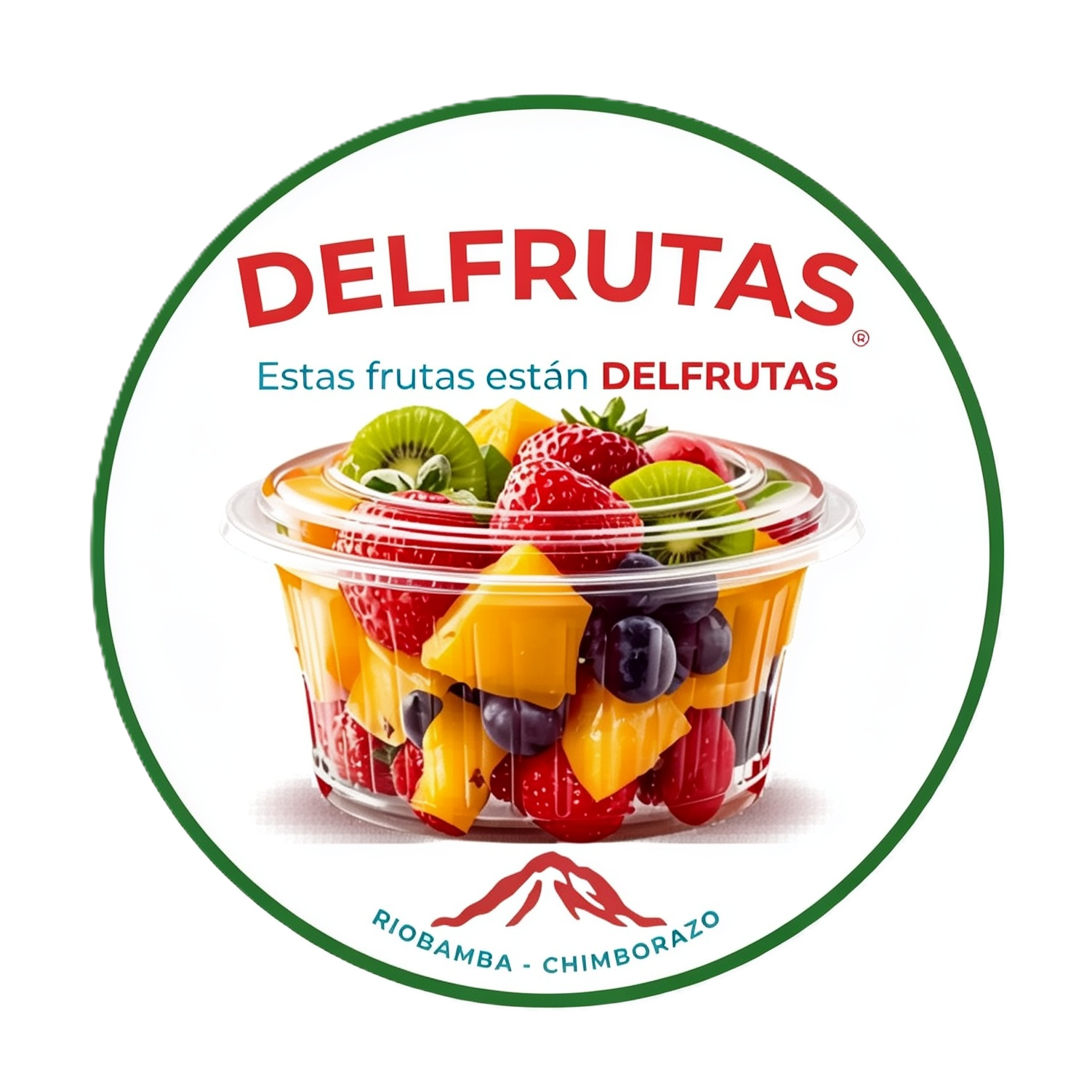 Logo oficial DELFRUTAS Riobamba